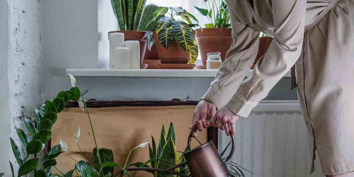 Colhendo plantas 