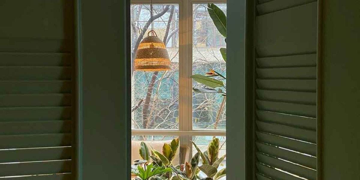 janela de frete para floresta 